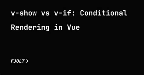 Conditional Rendering/Display in Vue with v.